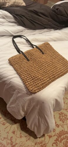 Straw Shopeer Bag photo review